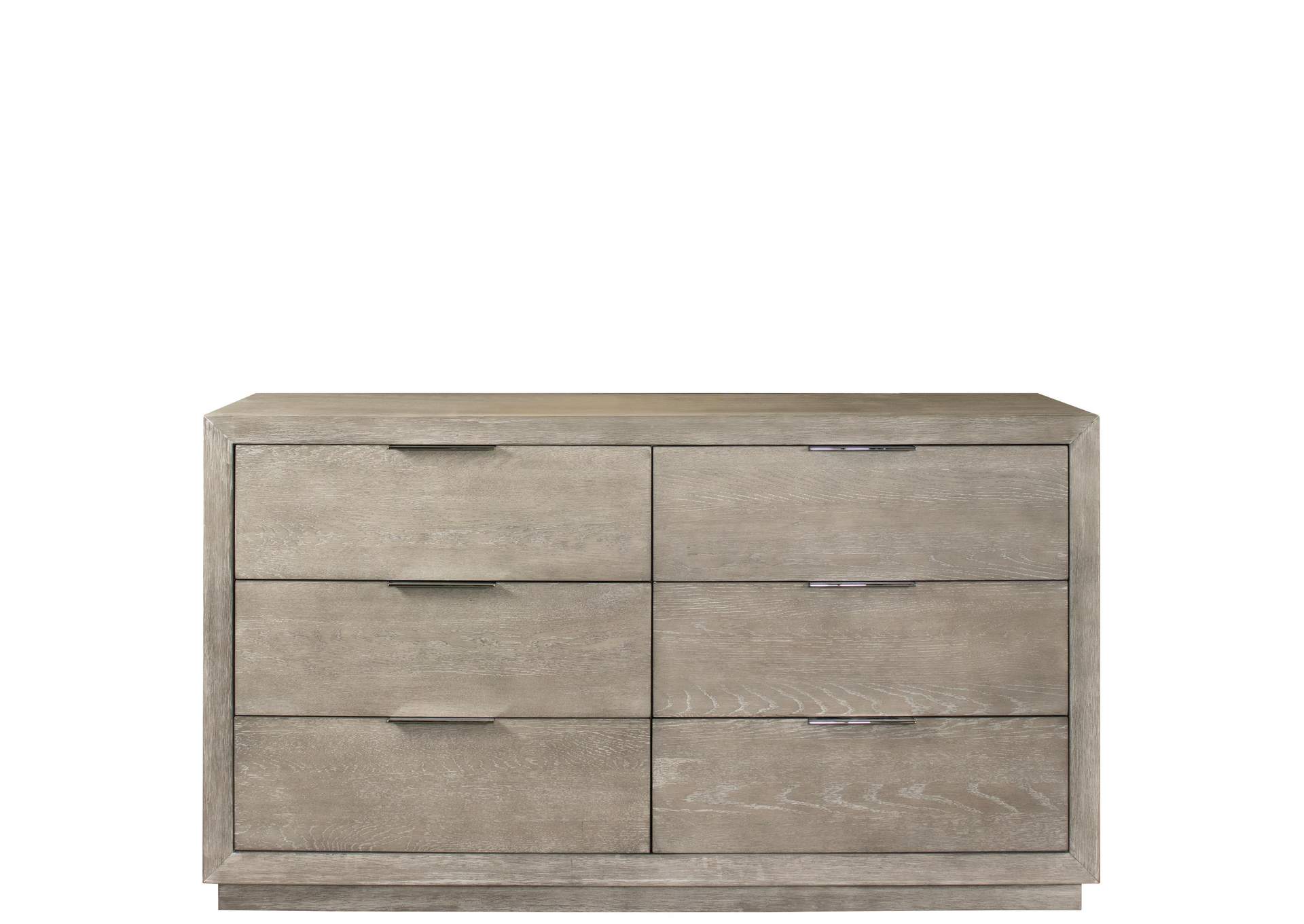 Zoey Urban Gray 6-drawer Dresser,Riverside