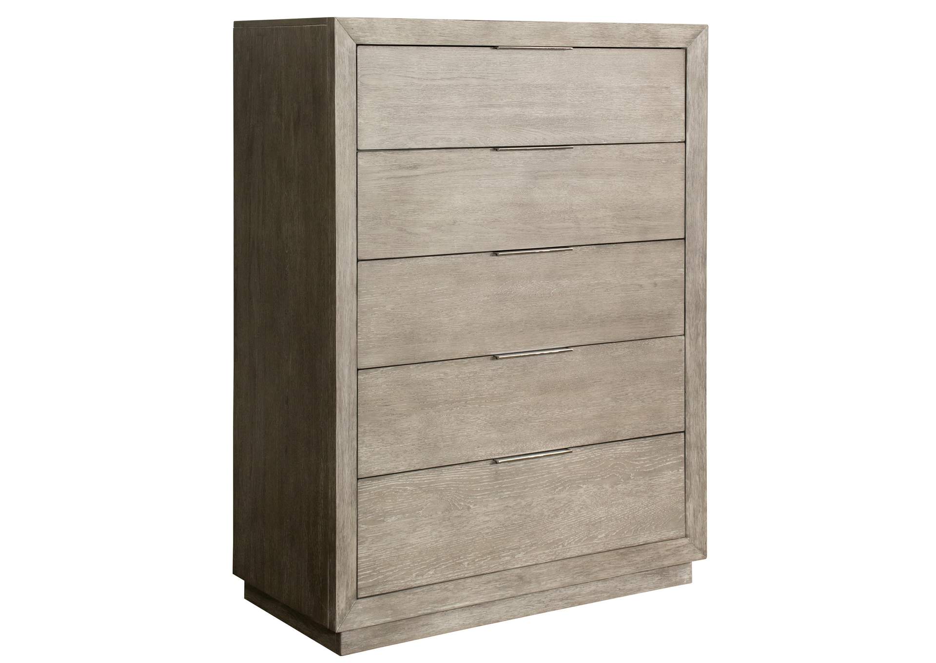 Zoey Urban Gray 5-drawer Chest,Riverside