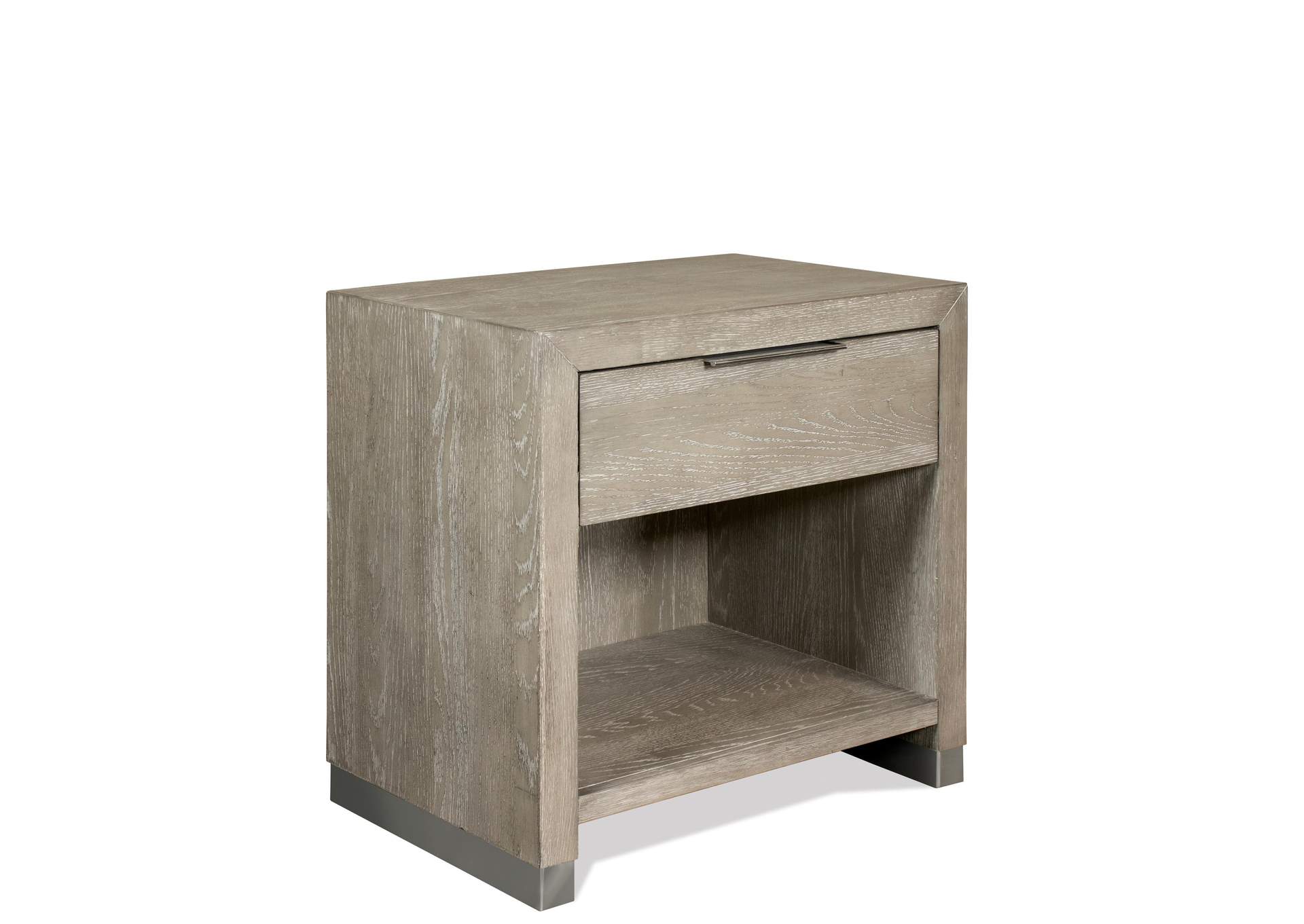 Zoey Urban Gray 1-drawer Nightstand,Riverside