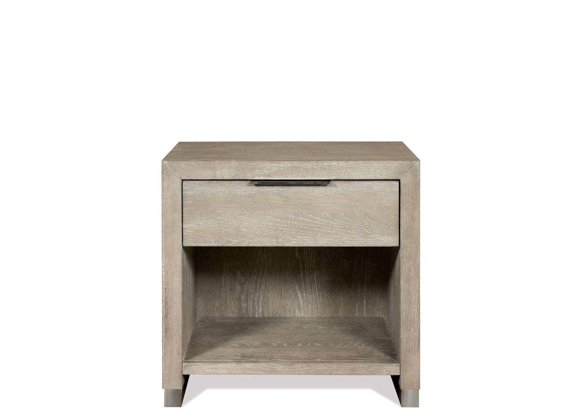 Zoey Urban Gray 1-drawer Nightstand,Riverside