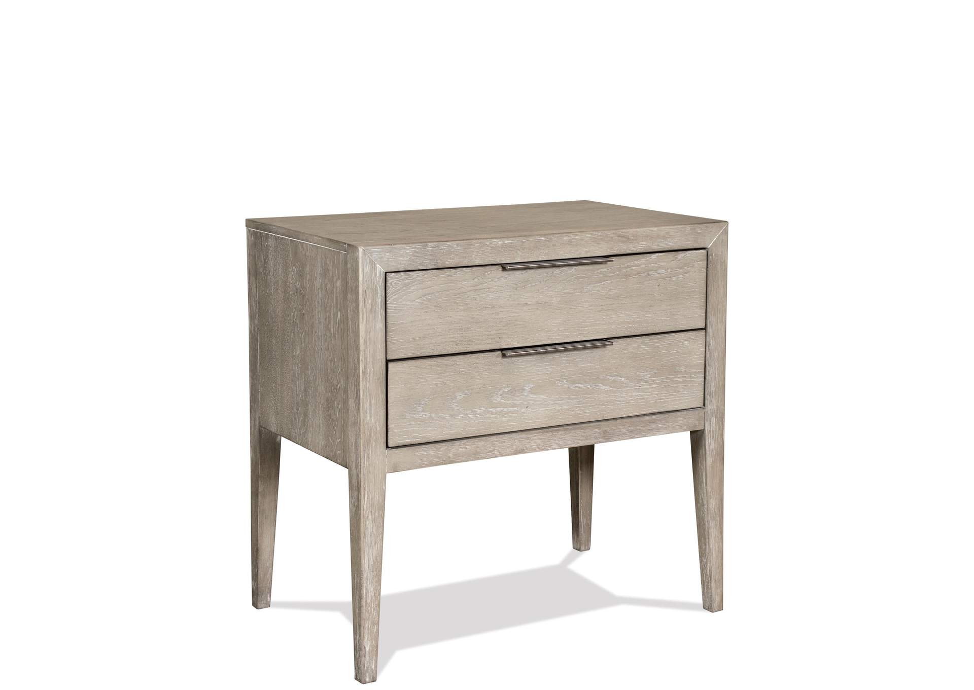 Zoey Urban Gray 2-drawer Nightstand,Riverside