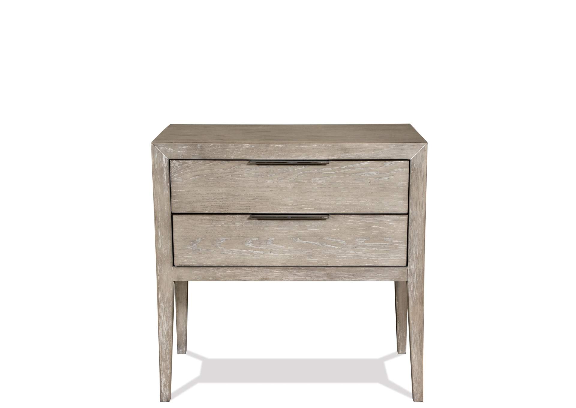 Zoey Urban Gray 2-drawer Nightstand,Riverside