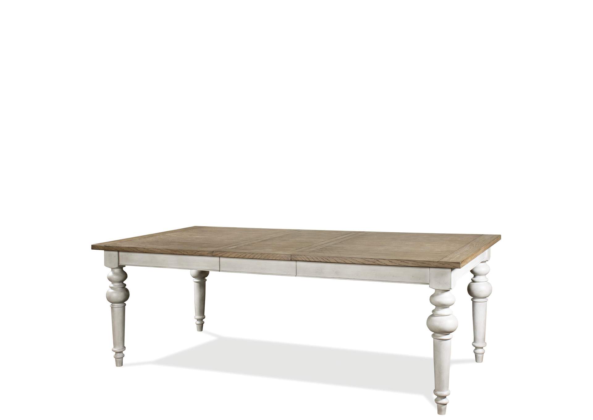 Southport Antique Oak/smokey White Dining Table,Riverside