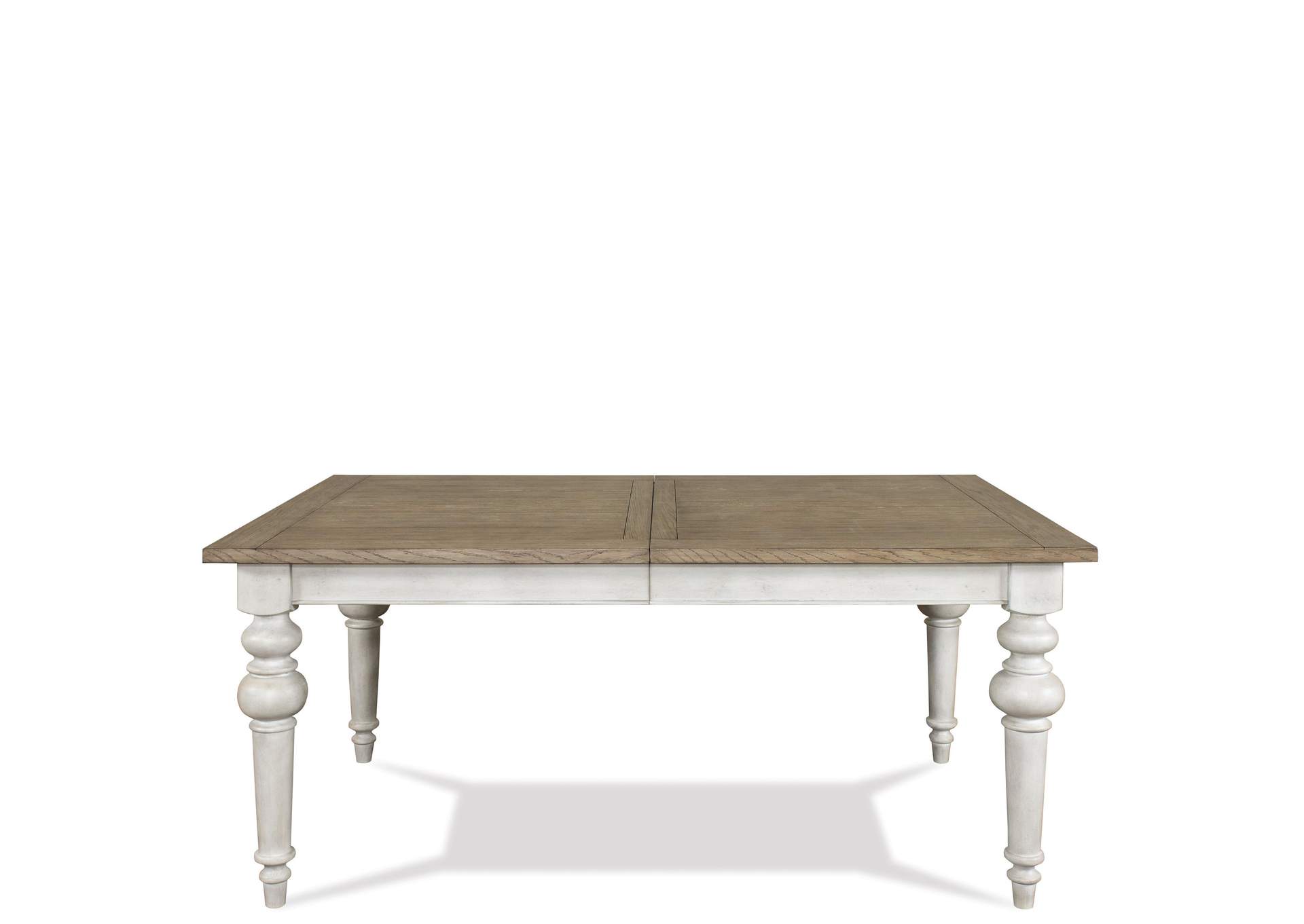 Southport Antique Oak/smokey White Dining Table,Riverside