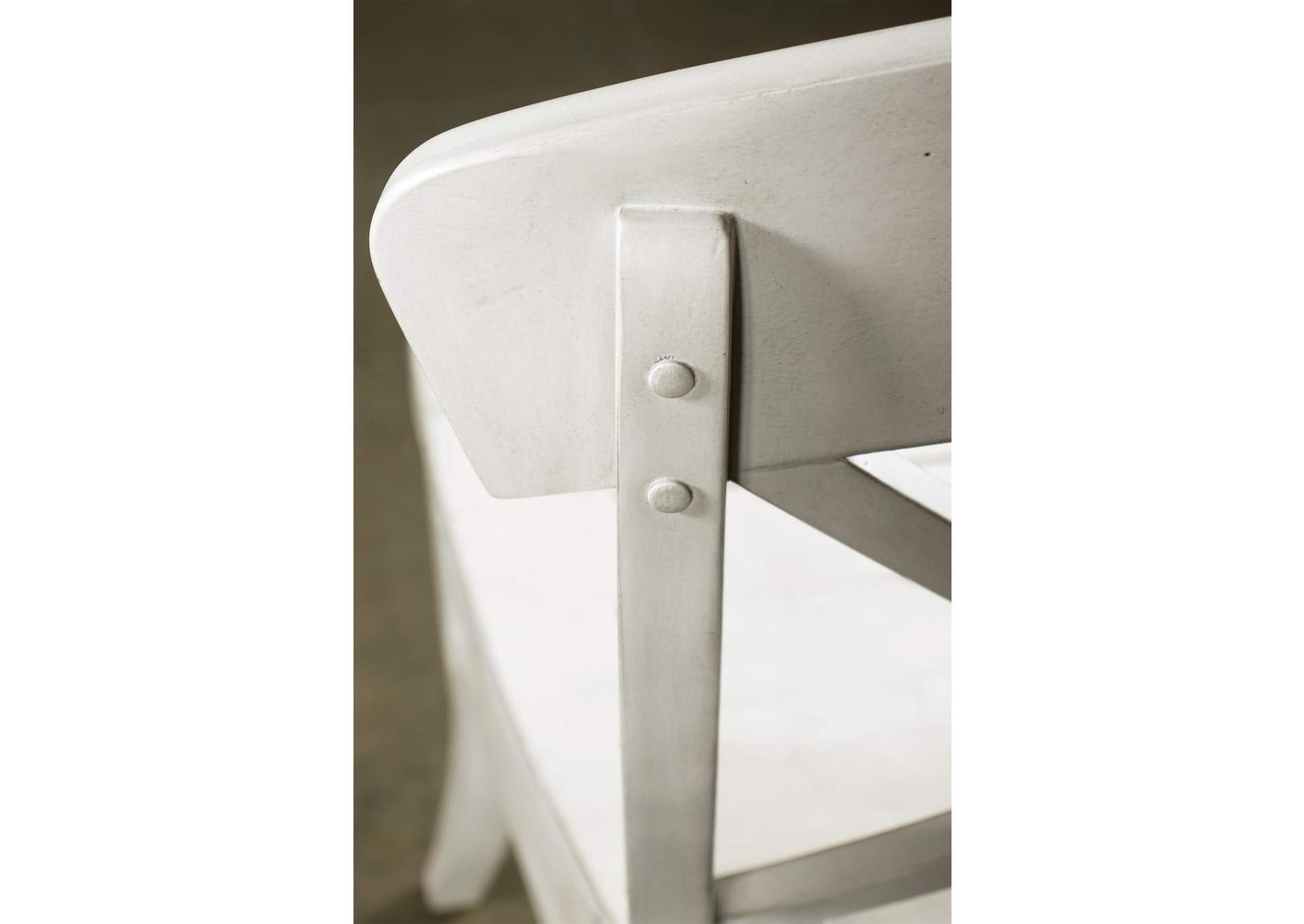 Southport Smokey White X-back Side Chair 2in [Set of 2],Riverside