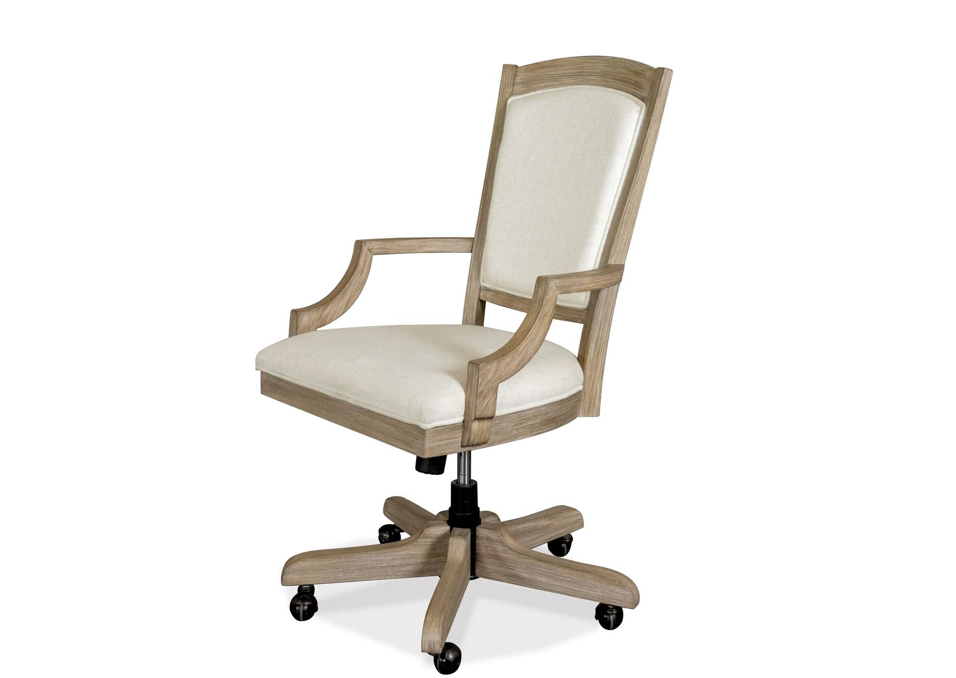 Myra Natural Upholstered Desk Chair,Riverside