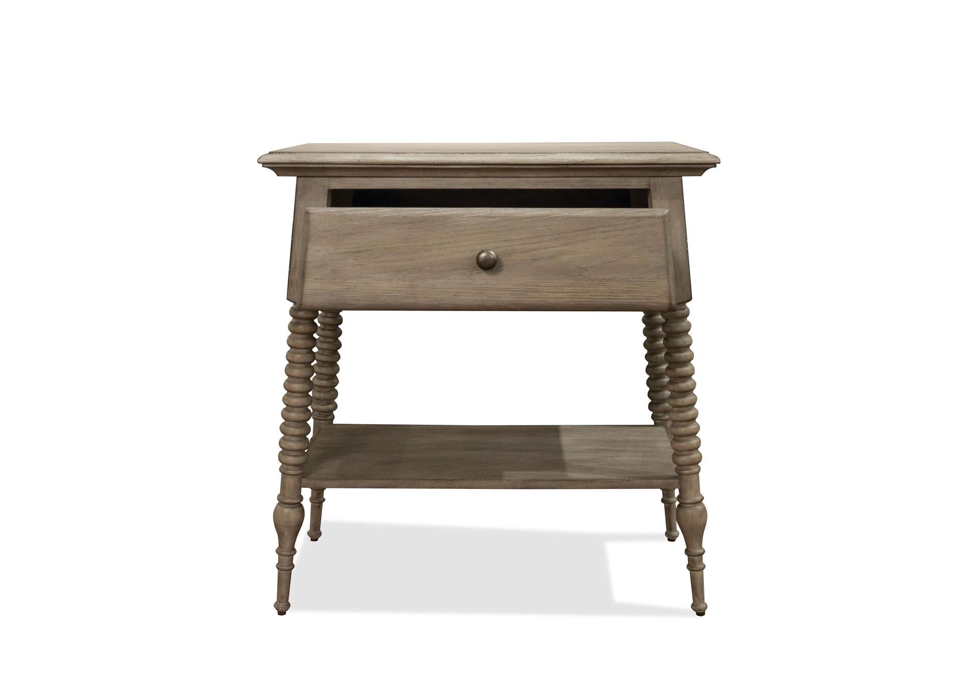 Myra Natural 1-drawer Nightstand,Riverside