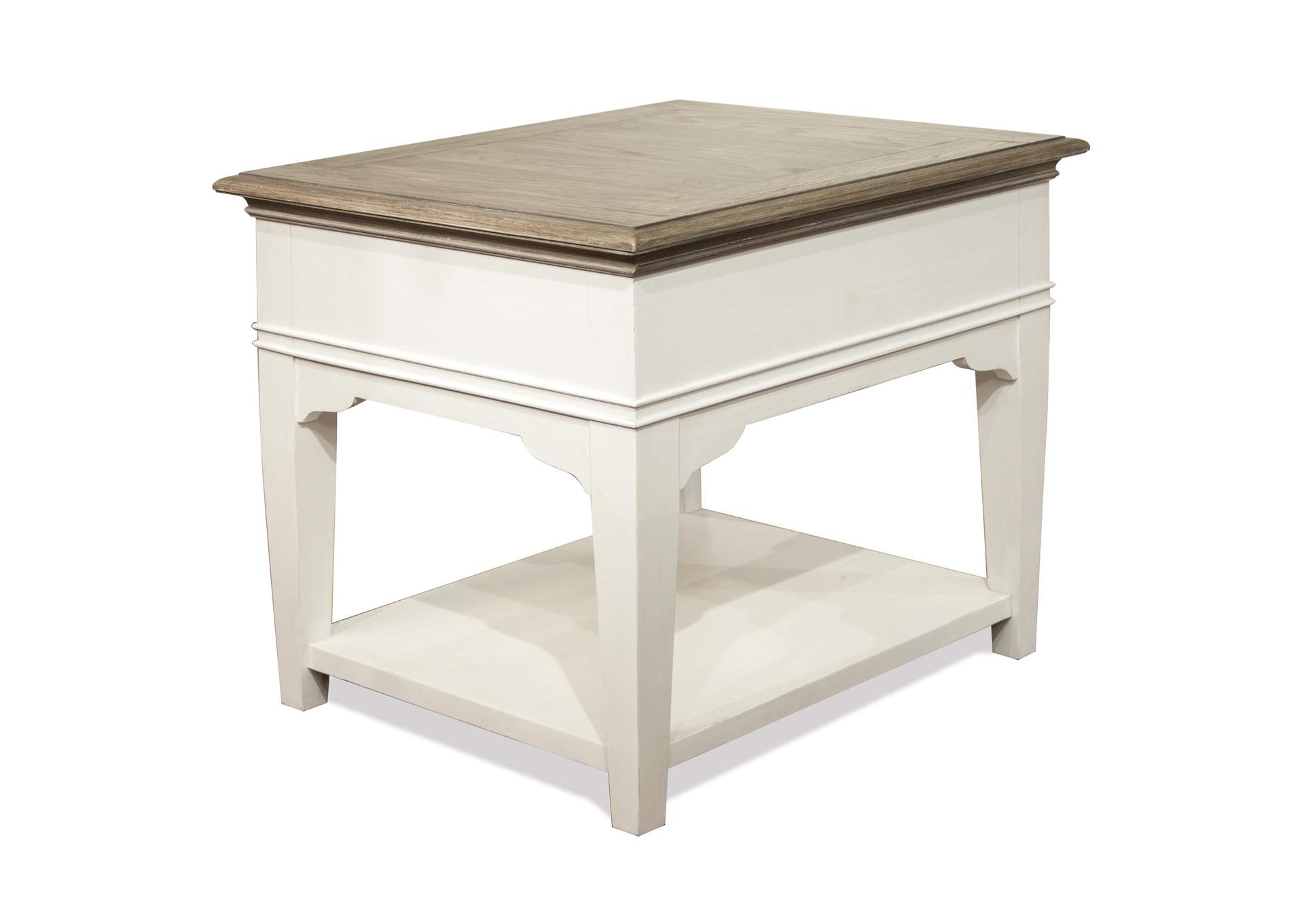 Myra Leg End Table,Riverside