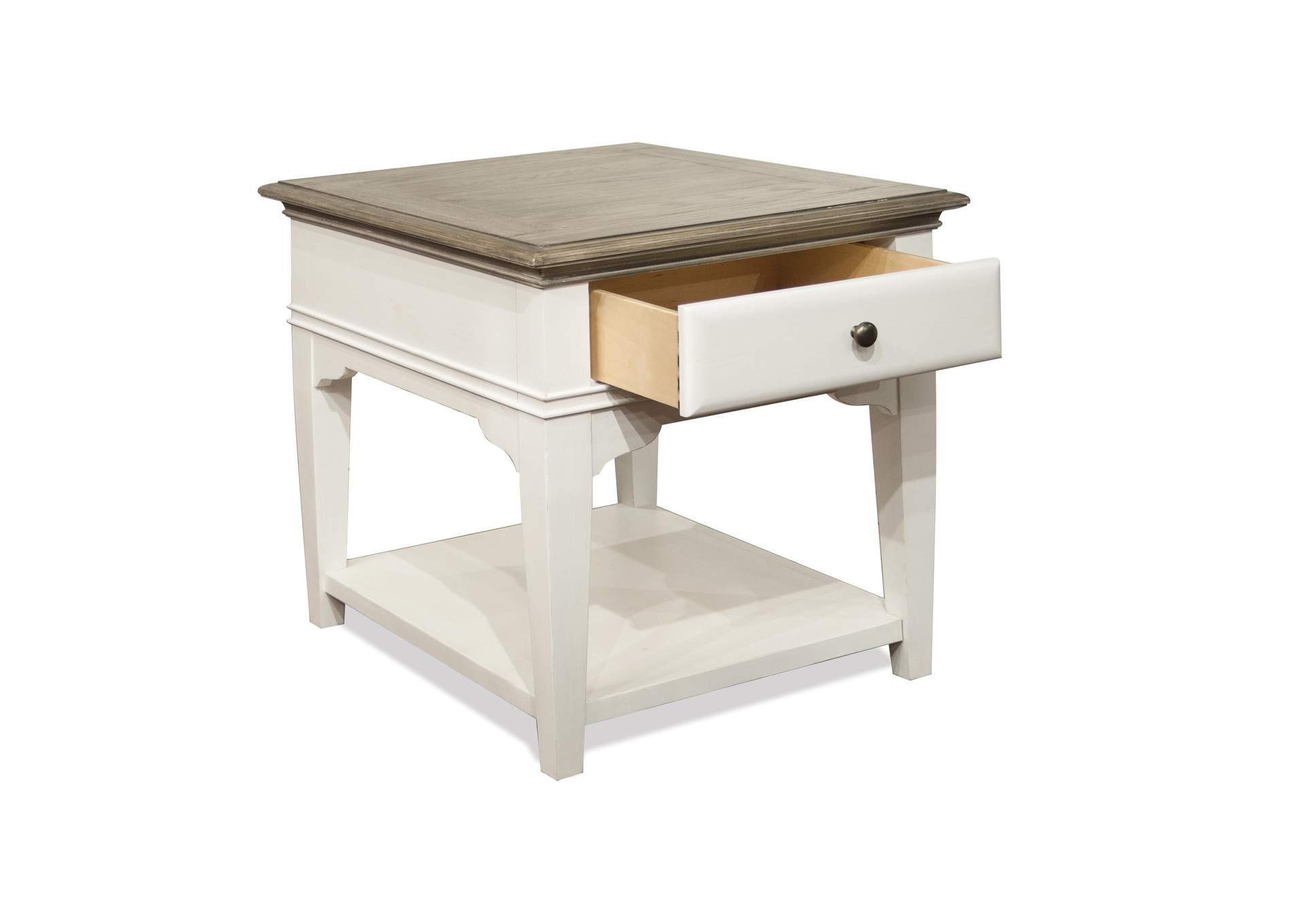 Myra Leg End Table,Riverside