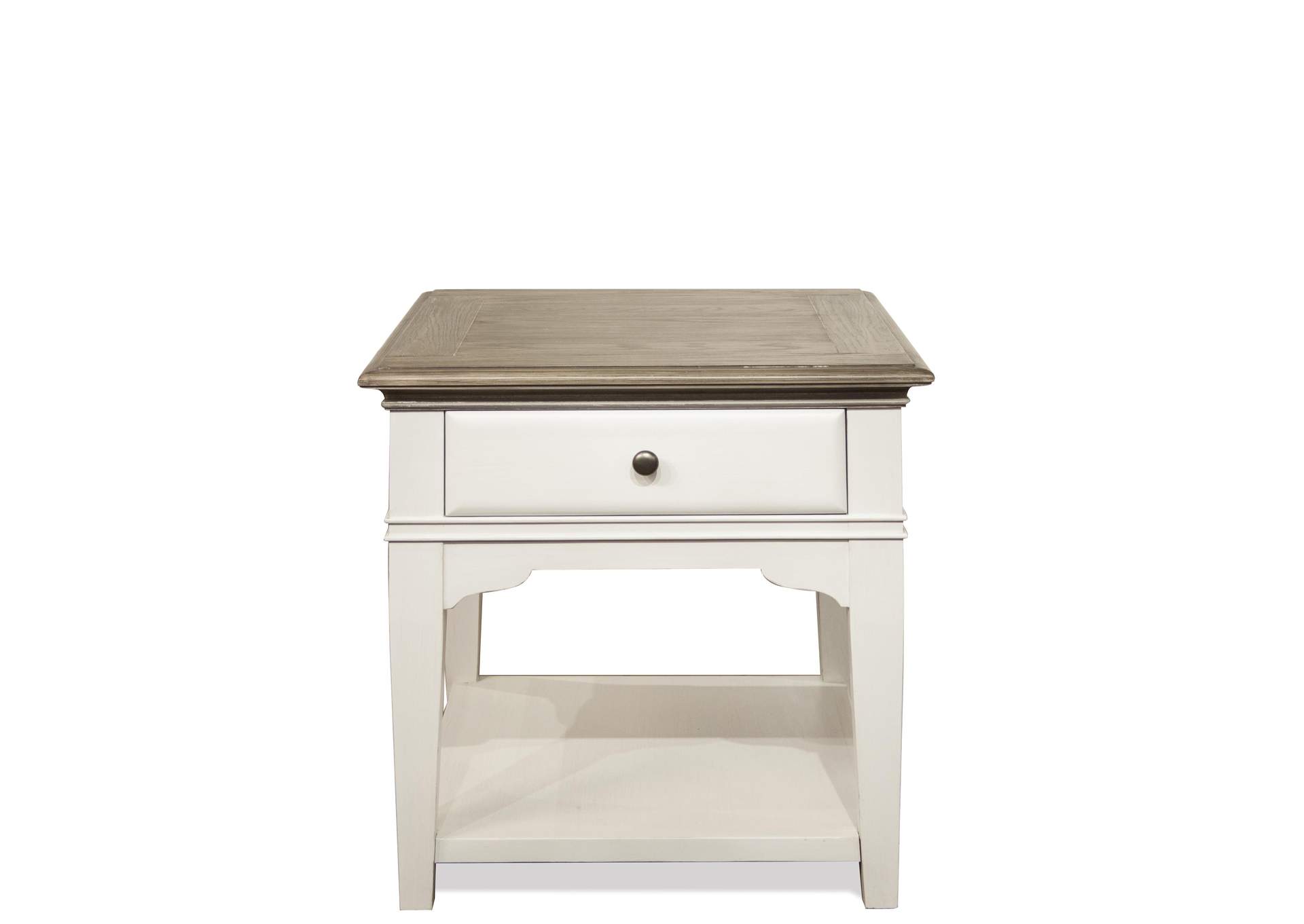 Myra Leg End Table,Riverside