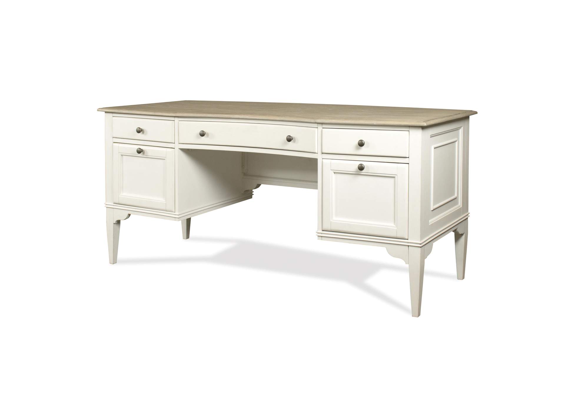 Myra Natural/paperwhite Writing Desk,Riverside