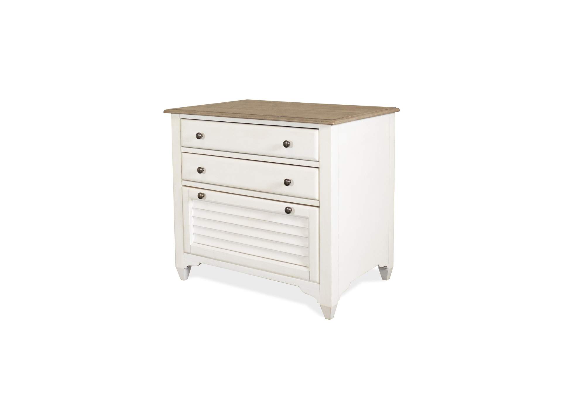 Myra Natural/paperwhite Lateral File Cabinet,Riverside