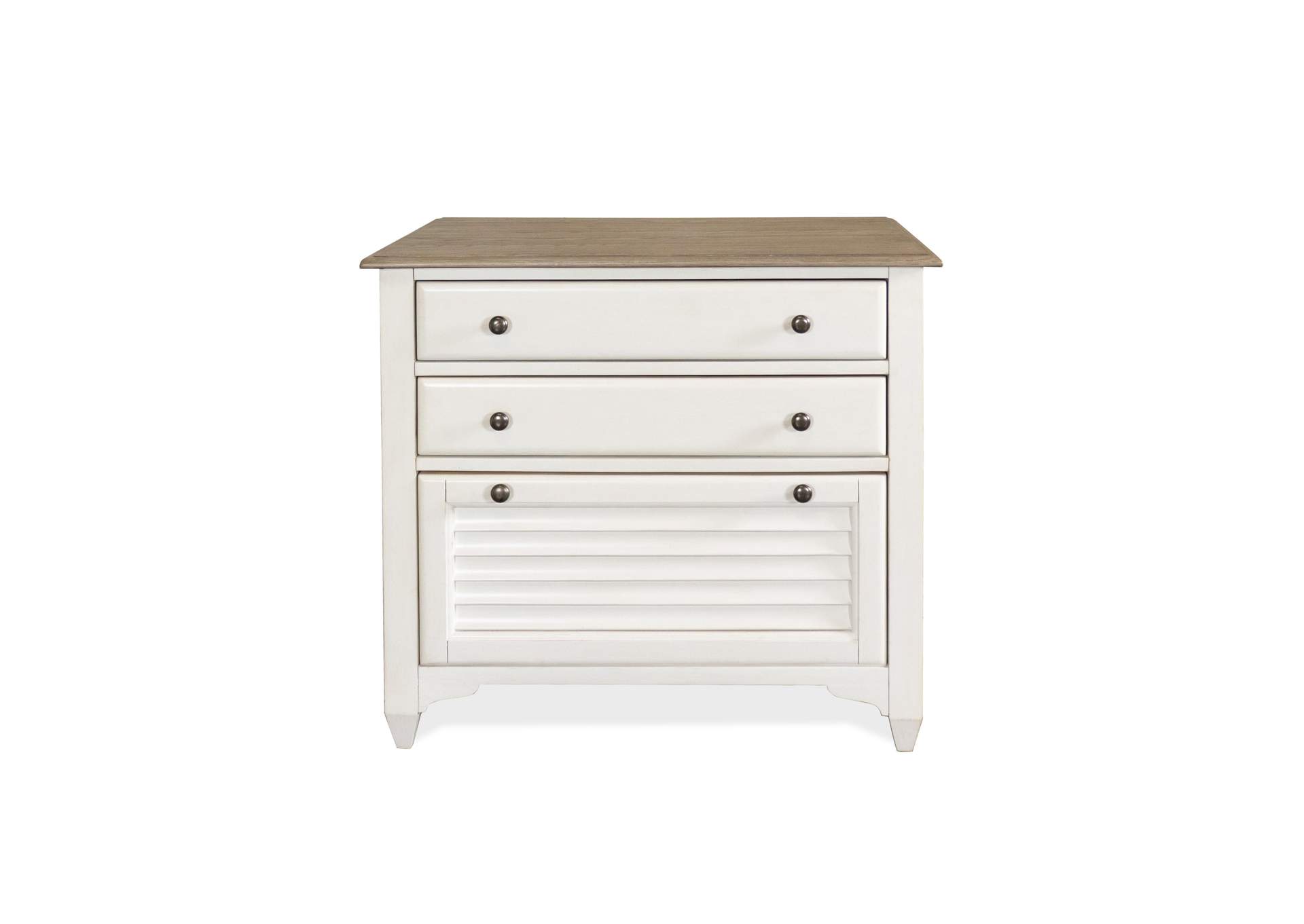 Myra Natural/paperwhite Lateral File Cabinet,Riverside