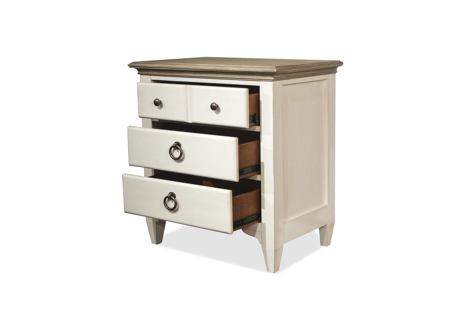 Myra 3 - Drawer Nightstand,Riverside