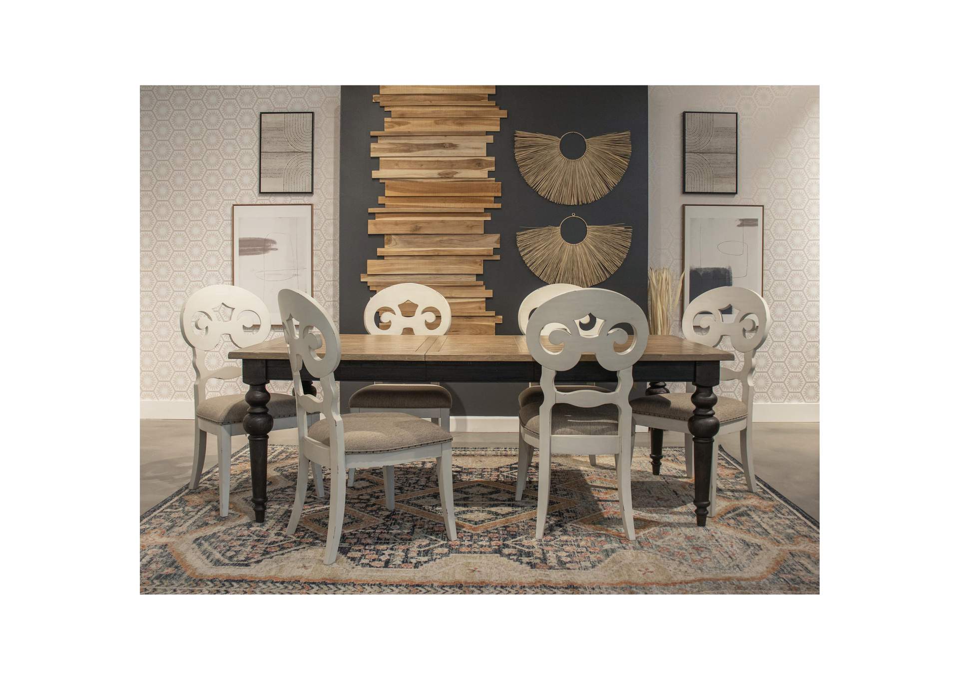 Mix - N - Match Chairs Scroll Upholstery Side Chair 2In,Riverside