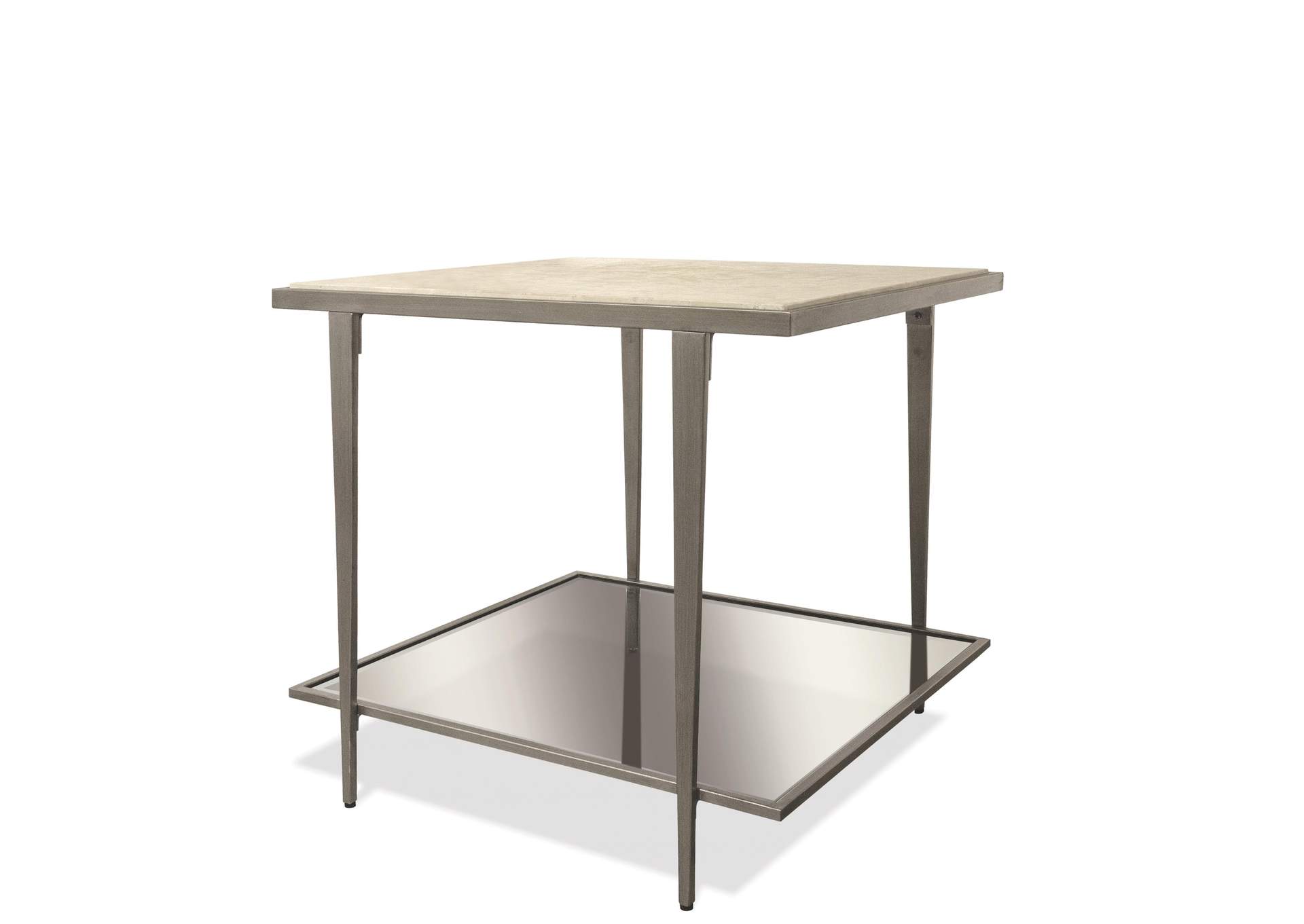 Wilshire White Sands Rectangle End Table,Riverside