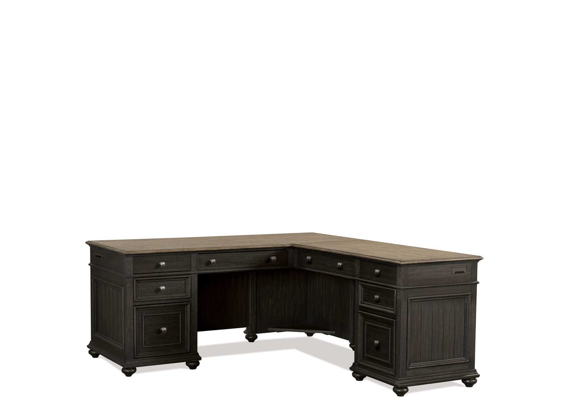 Regency L - Desk And Return,Riverside