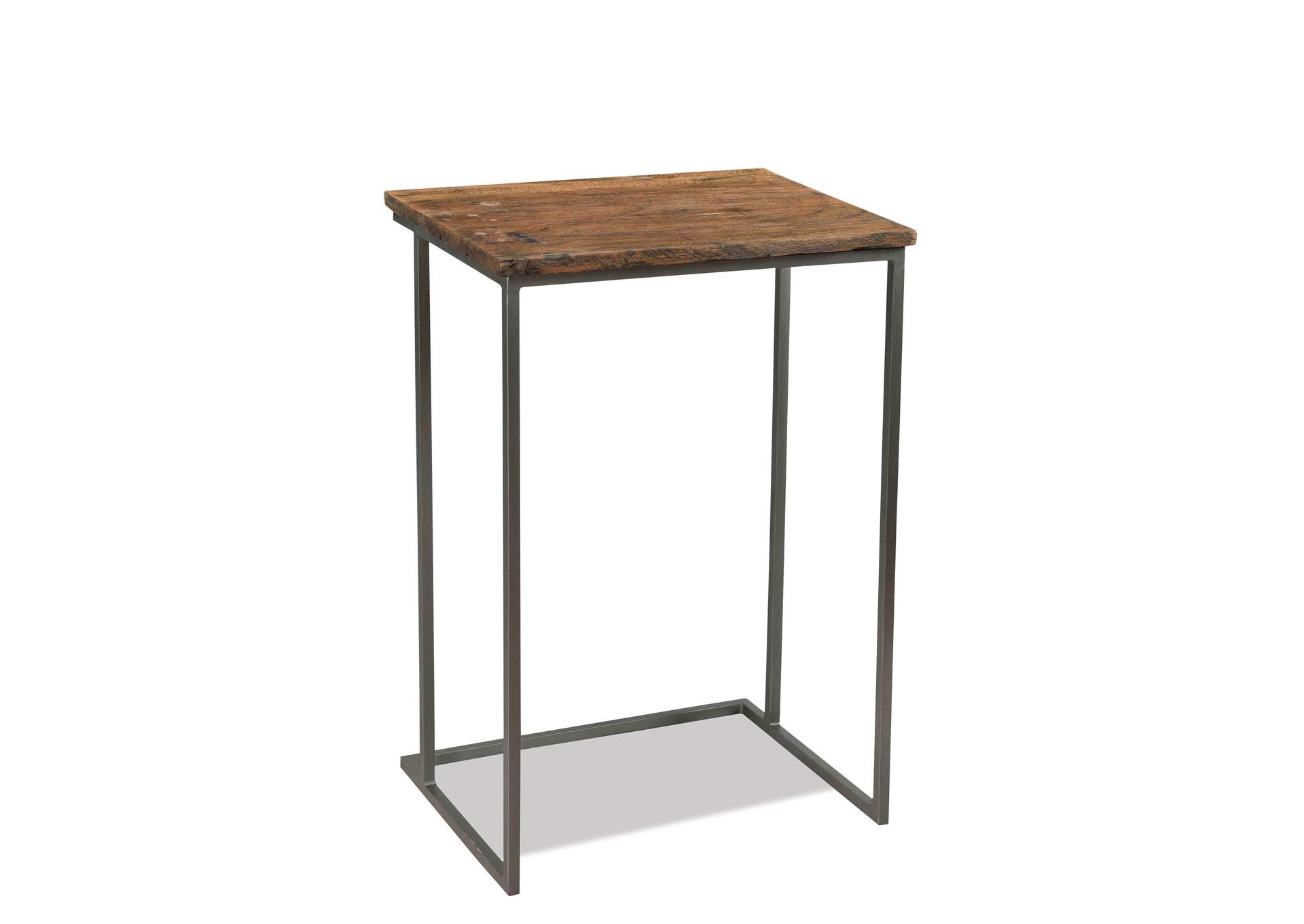 Savannah Patina Wood/black Metal Nesting End Tables,Riverside