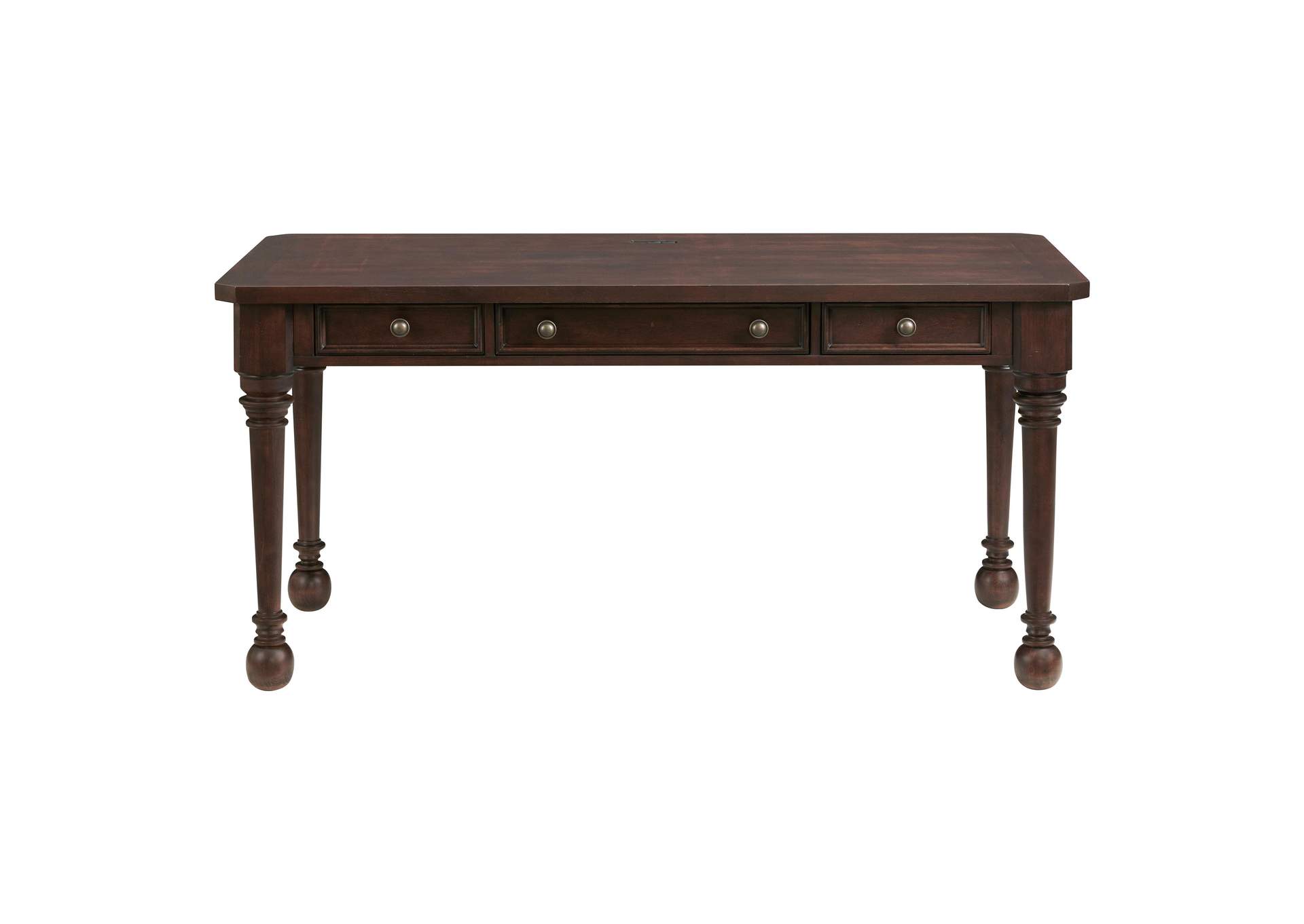 Rosemoor Burnt Caramel Executive Writing Desk,Riverside