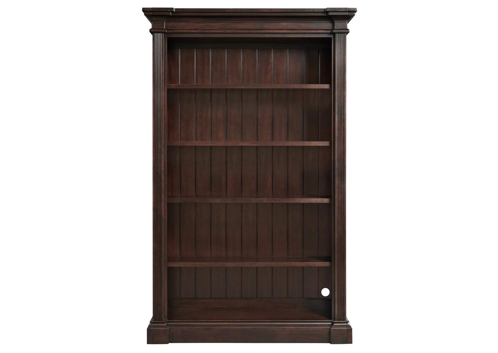 Rosemoor Burnt Caramel Bunching Open Bookcase,Riverside