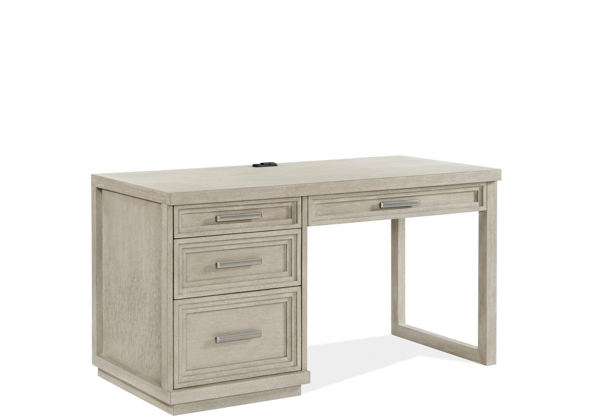 Cascade Single Pedestal Desk,Riverside