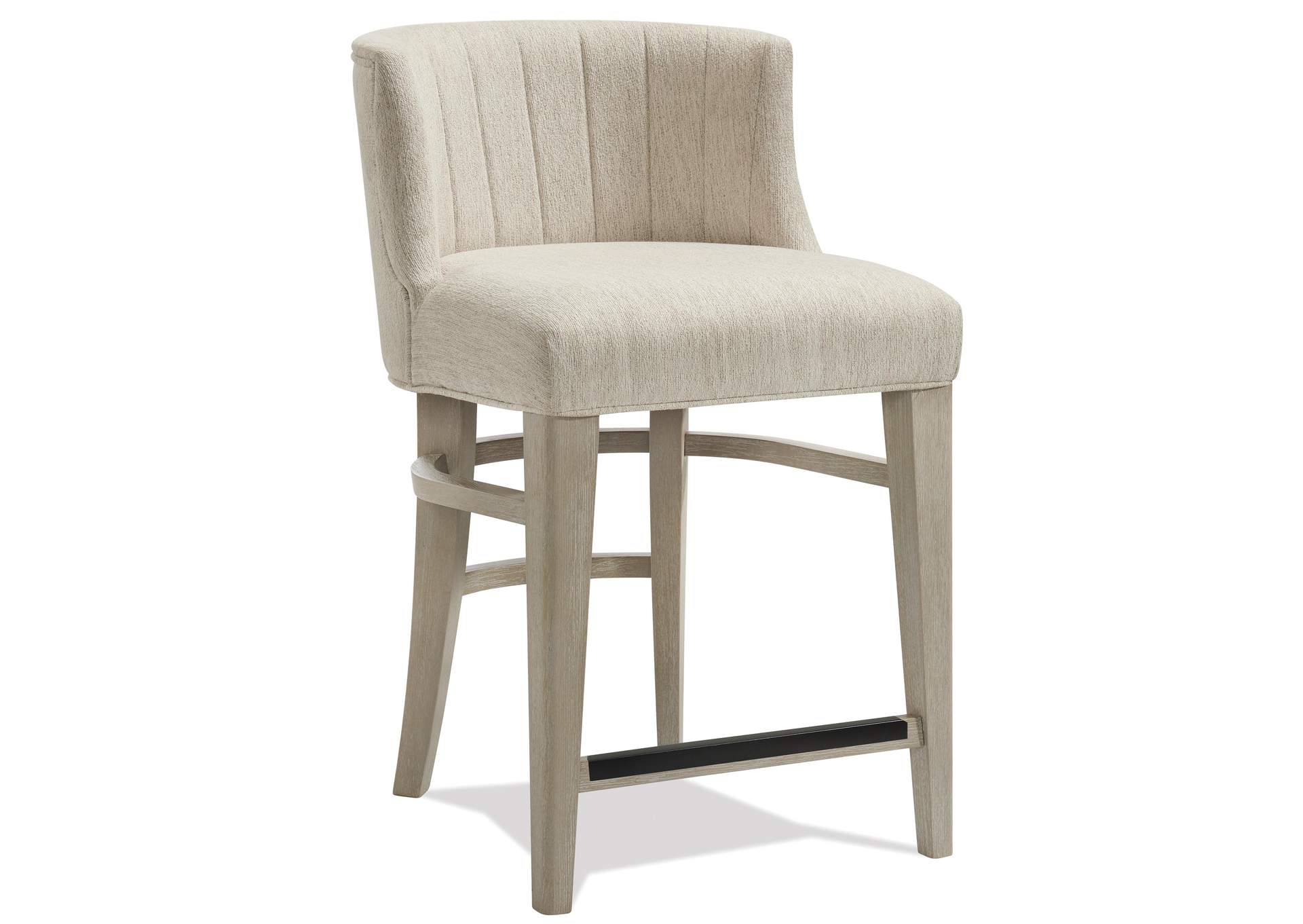 Cascade Upholstery Curve - Back Center Stool 2In,Riverside