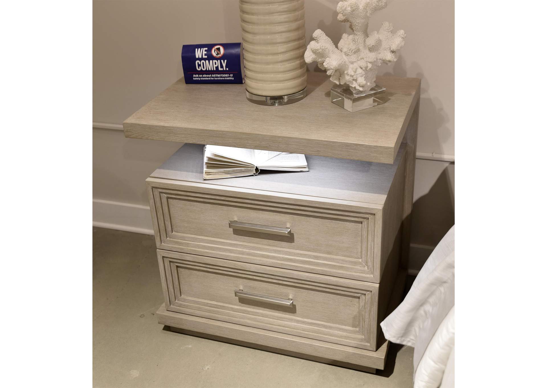 Cascade 2 - Drawer Nightstand,Riverside