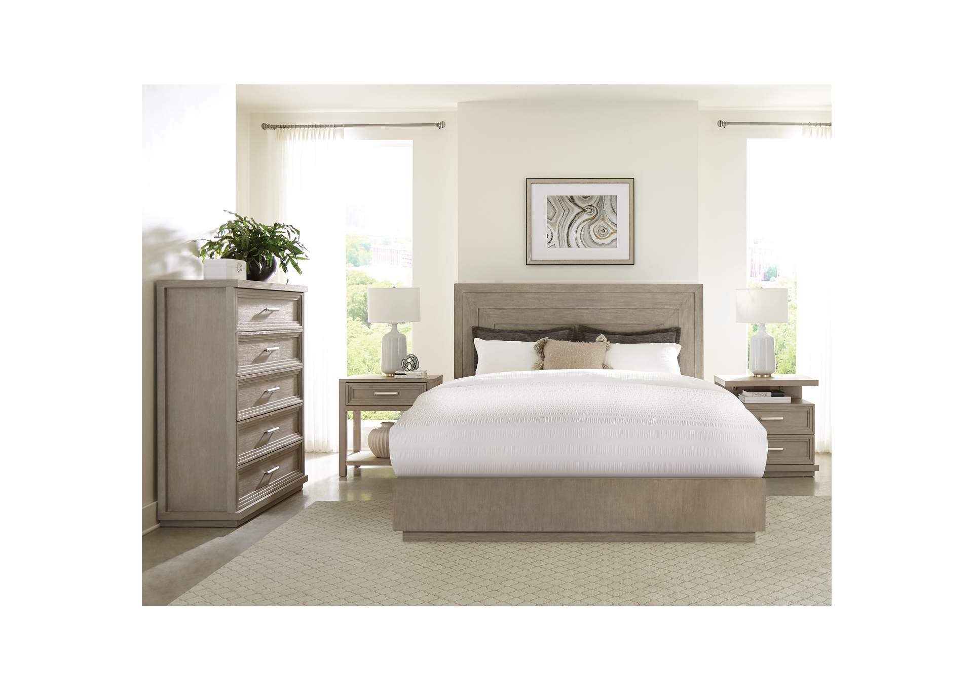 Cascade Dovetail Panel Queen Bed,Riverside