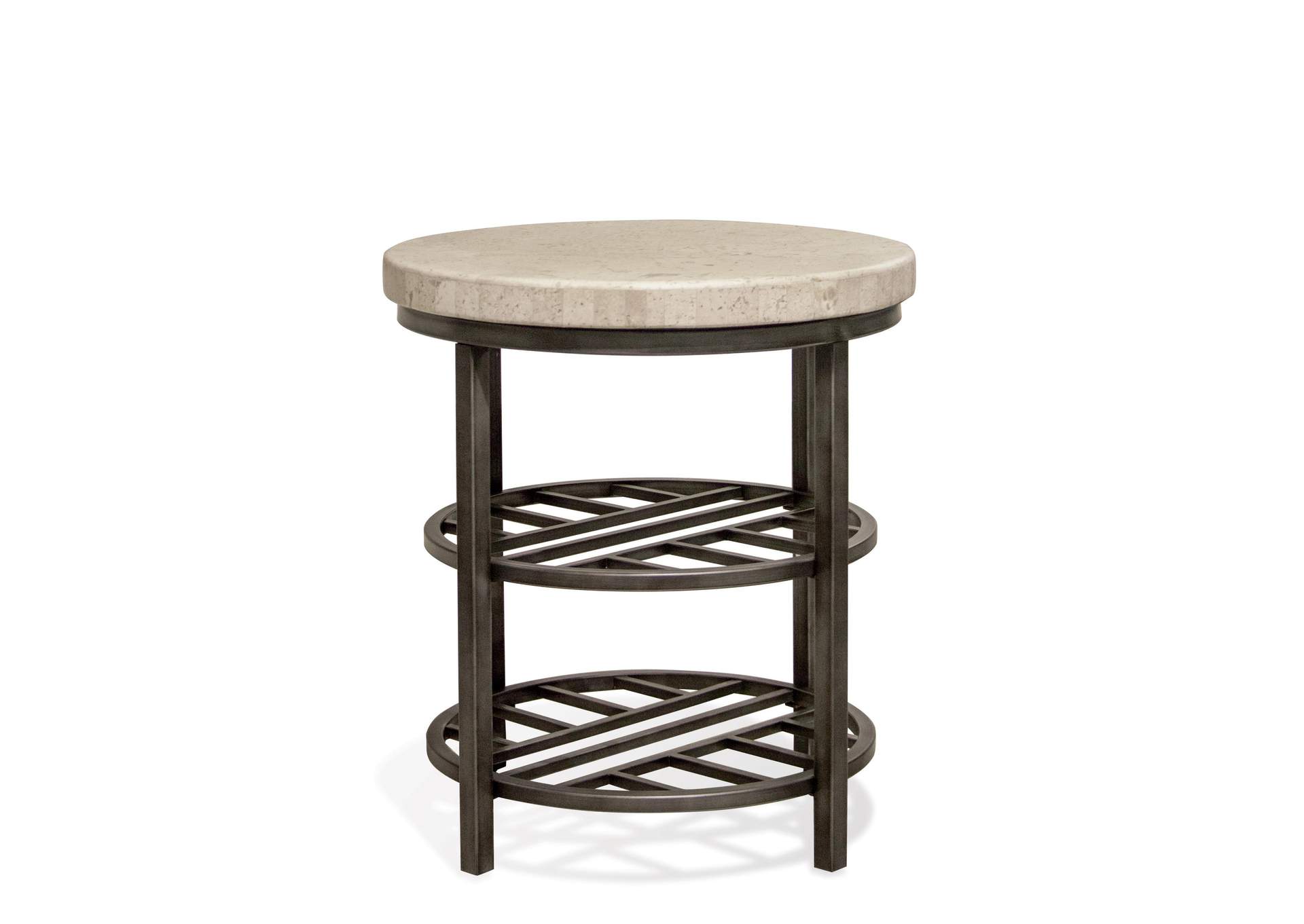 Capri Round End Table,Riverside