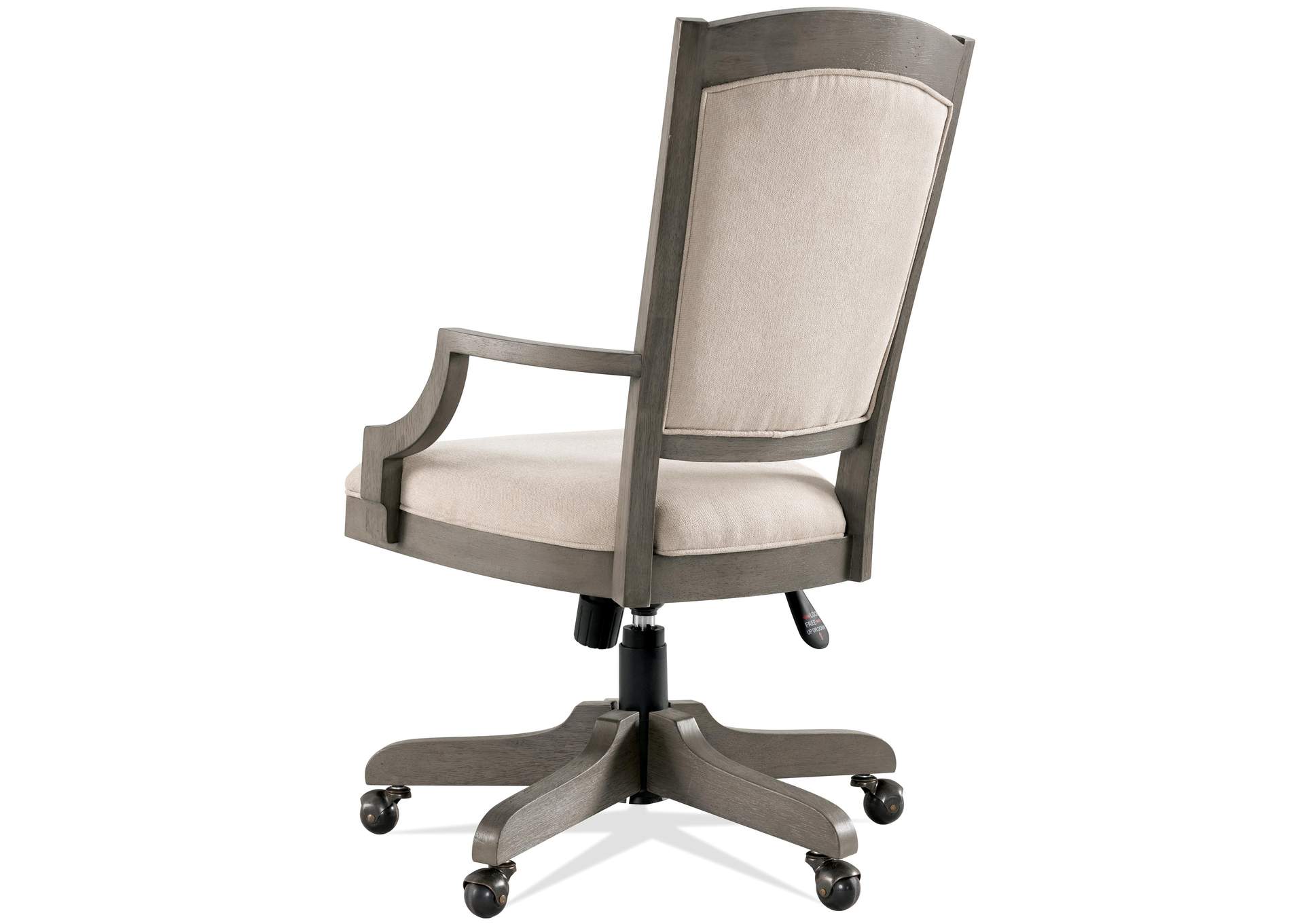 Sloane Gray Wash Upholstered Desk Chair 1in,Riverside