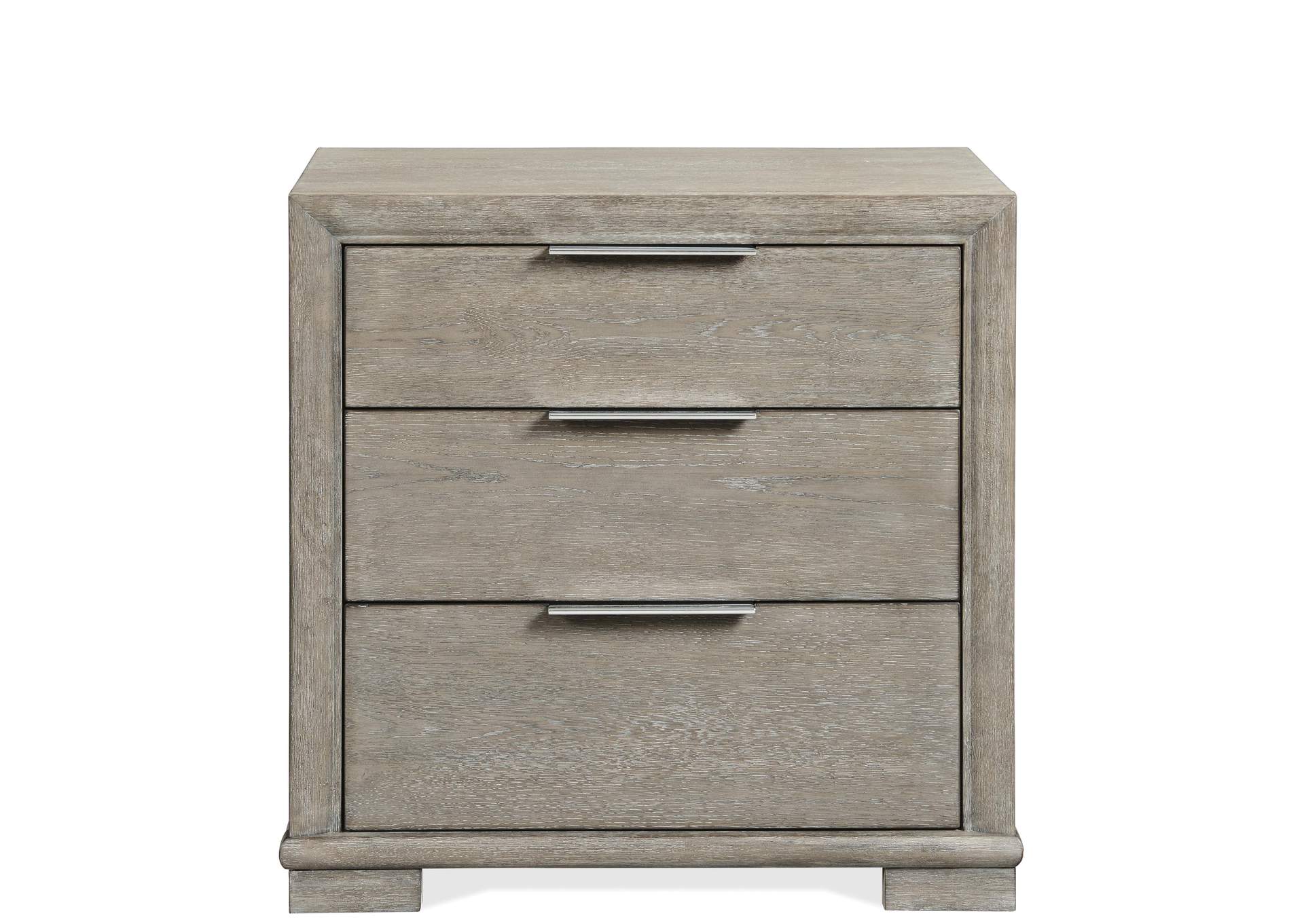 Remington Urban Gray 3-drawer Nightstand,Riverside