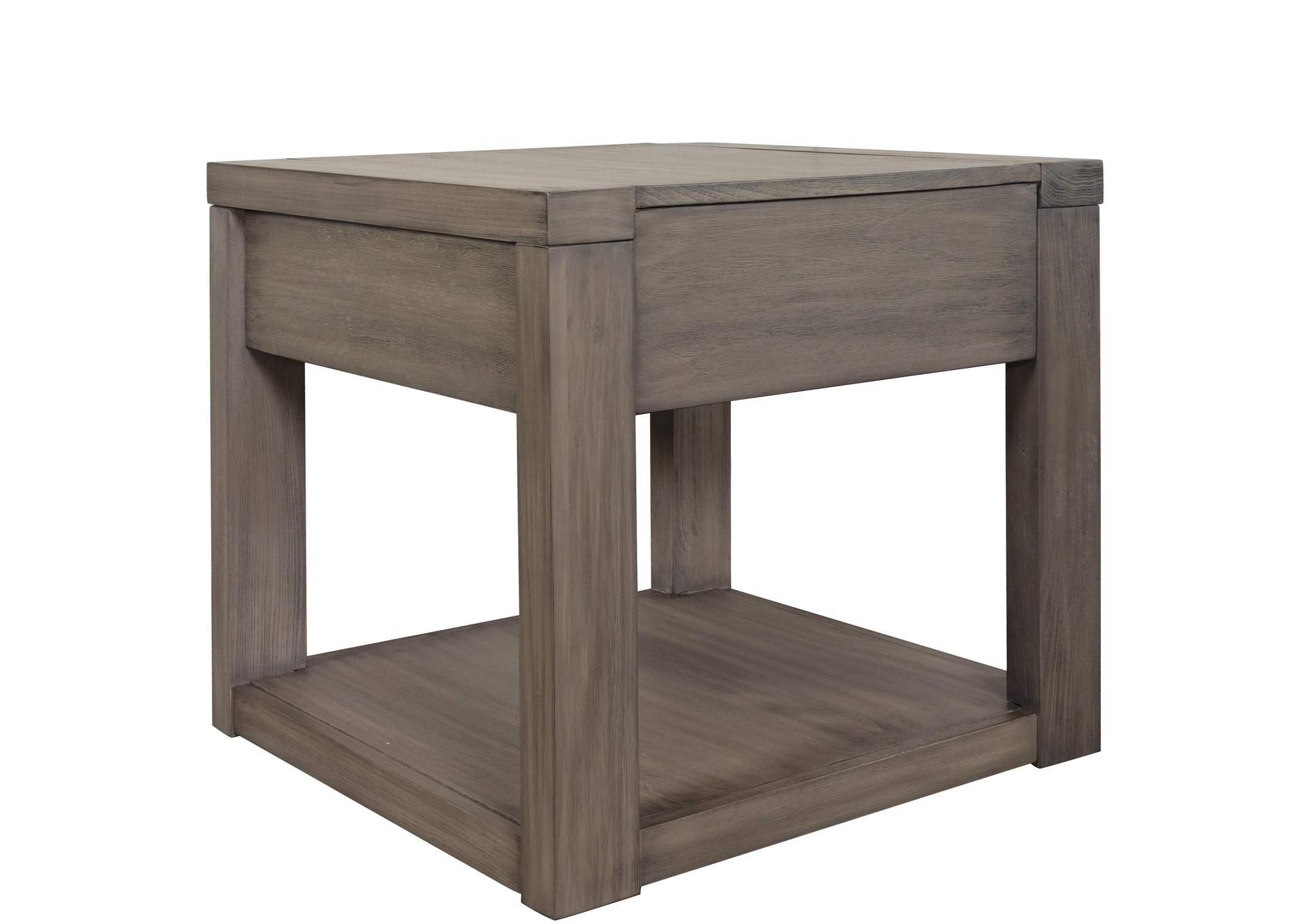 Riata Gray End Table,Riverside