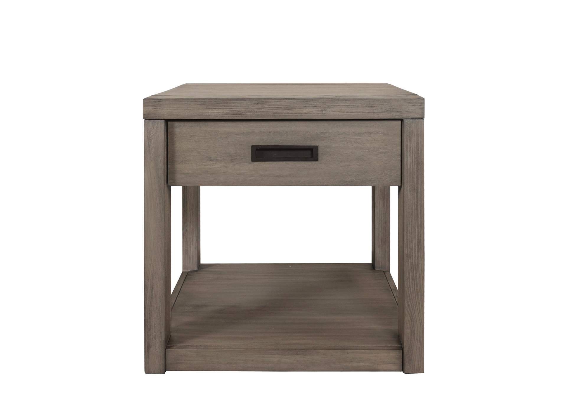 Riata Gray End Table,Riverside