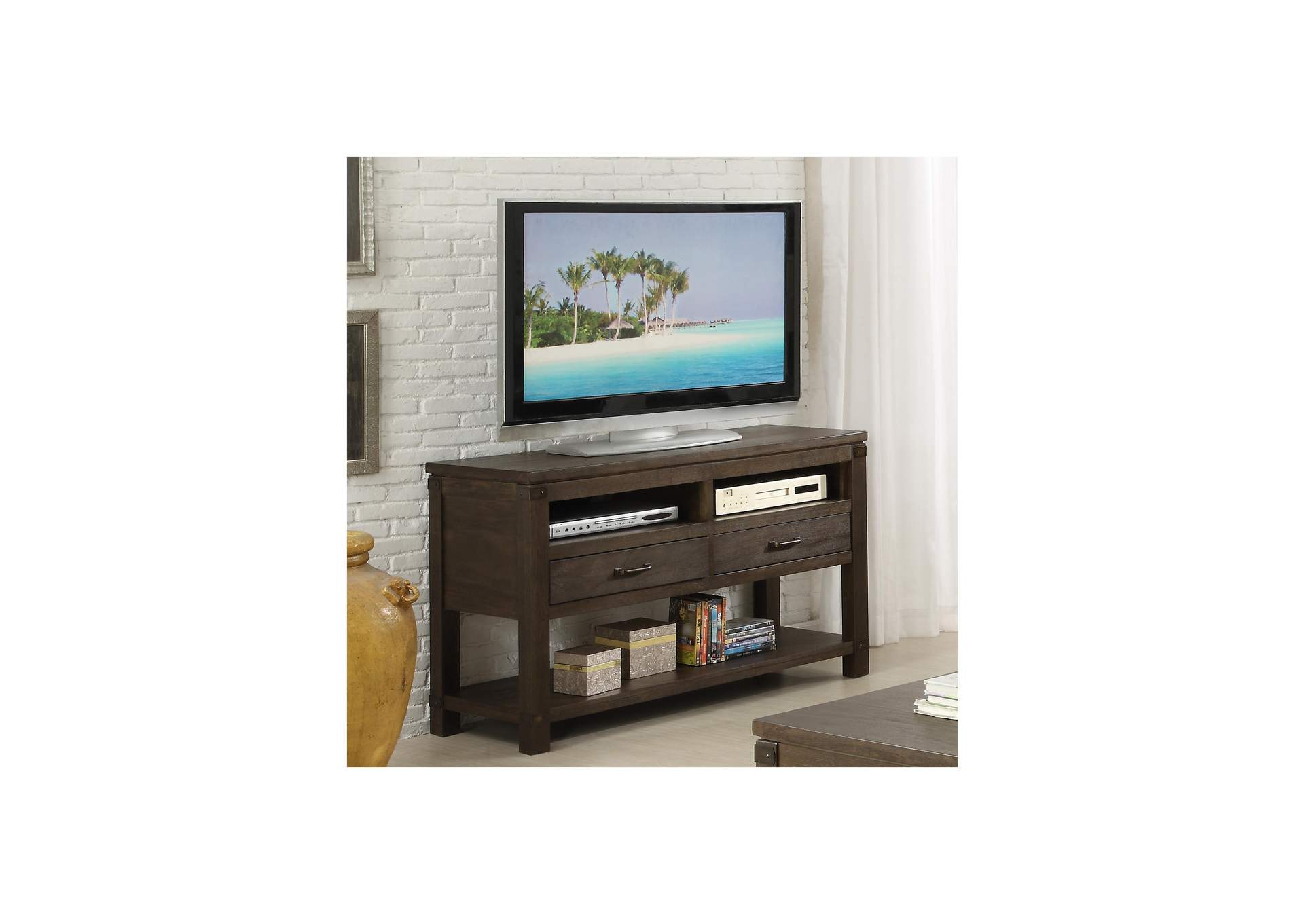 Promenade Warm Cocoa Console Table,Riverside