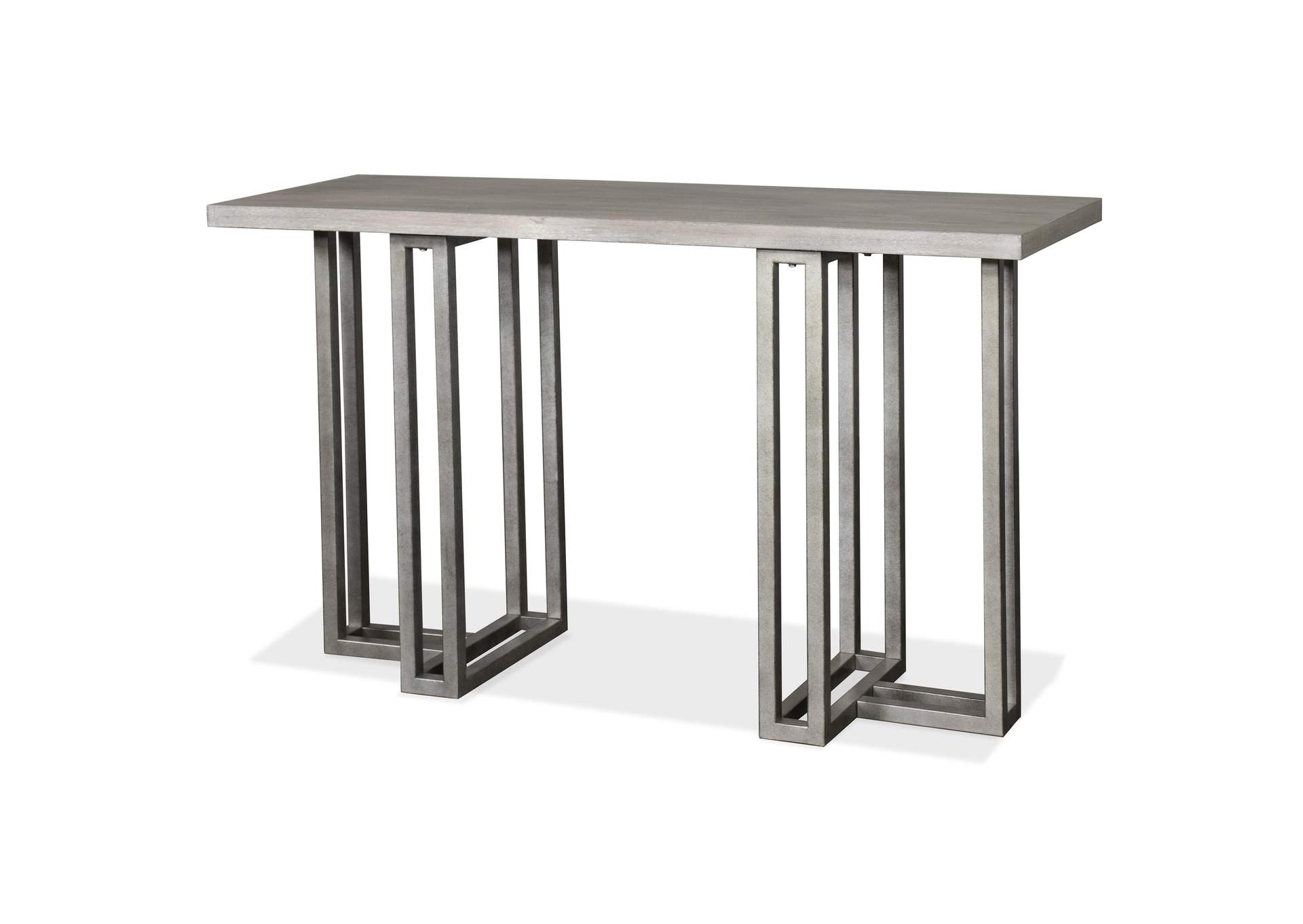 Adelyn Crema Gray Rectangle Sofa Table,Riverside