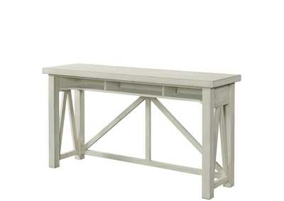 Image for Aberdeen Weathered Worn White Sofa Table W/3 Stools