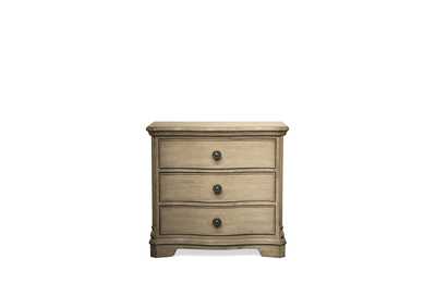 Image for Corinne Sun-drenched Acacia 3-drawer Nightstand