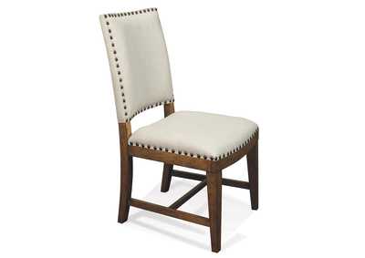 Image for Hawthorne Barnwood Upholstered Side Chair 2in [Set of 2]