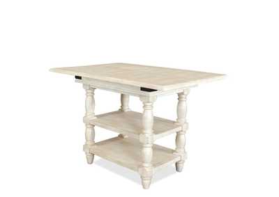 Image for Regan Farmhouse White Counter Height Dining Table