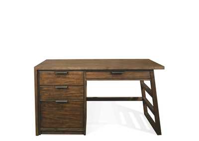Image for Perspectives Brushed Acacia Single Pedestal Desk