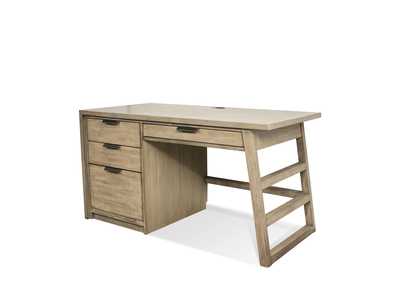 Image for Perspectives Sun-drenched Acacia Single Pedestal Desk