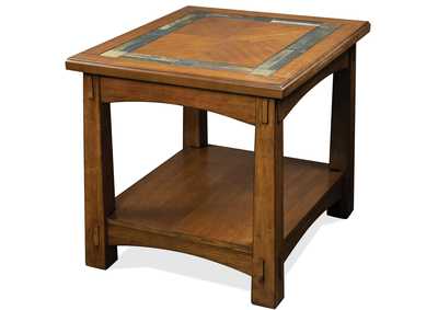 Image for Craftsman Home Americana Oak End Table