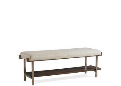 Image for Monterey Mink Upholstered Bed Bench