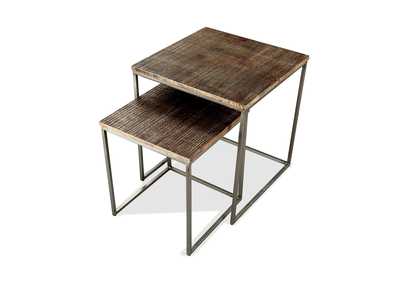 Image for Fusion Brindled Fawn Nesting End Table