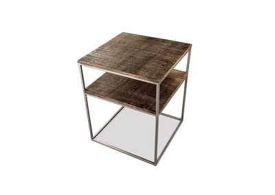 Image for Fusion Brindled Fawn Square End Table