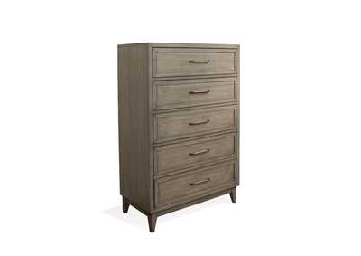 Image for Vogue Gray Wash 5-drawer Chest