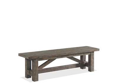 Image for Bradford Rustic Coffee Dining Bench