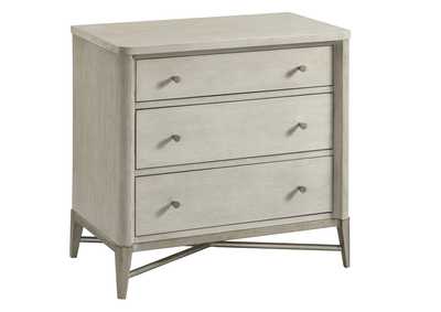 Image for Maisie Champagne 3-drawer Nightstand