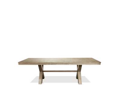 Image for Sophie Natural 78-in Trestle Dining Table