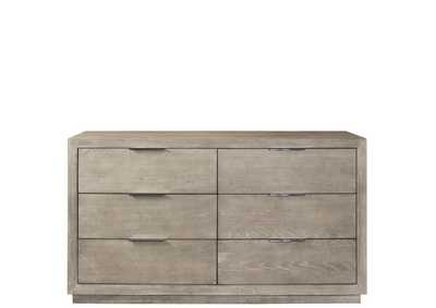 Image for Zoey Urban Gray 6-drawer Dresser